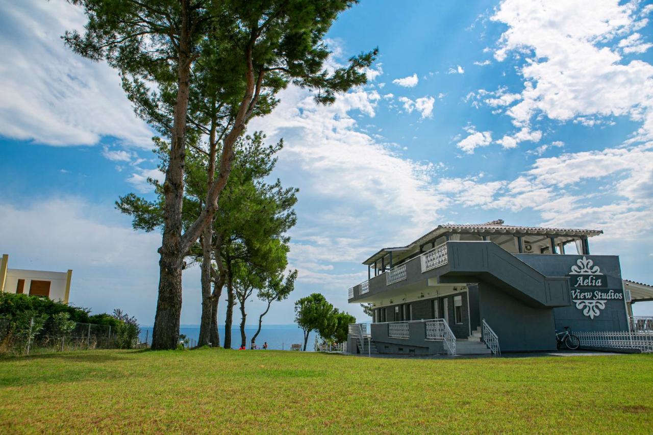 Aelia Sea View Studios Afytos Exterior photo